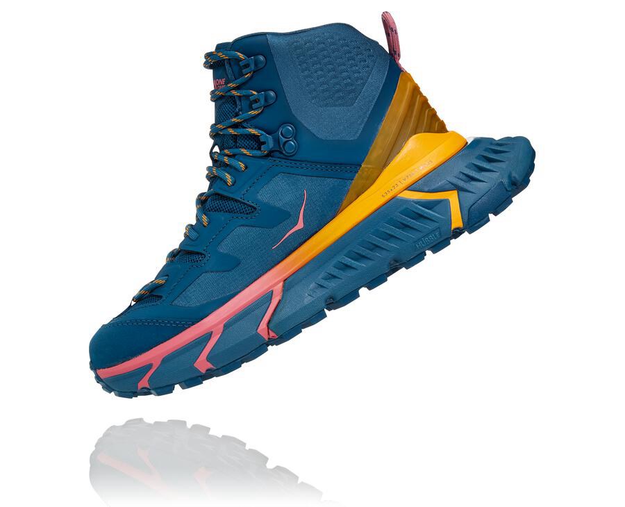 Hoka One One Womens Hiking Boots - TenNine Hike GORE-TEX - Blue - EMJQ43509